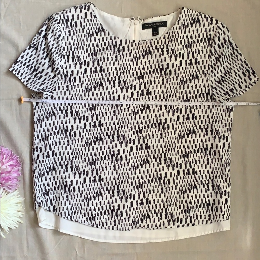 Banana Republic short sleeve blouse - Picture 7 of 8
